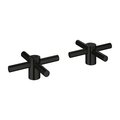 Grohe Cross Handles Pair, Black 142152430